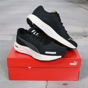 PUMA  Womens Velocity Nitro 2 Sneaker Size 8 Black White NEW